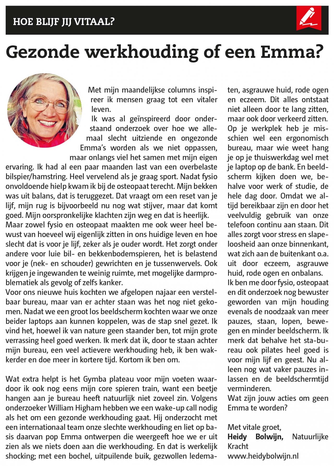 Stress of een Emma