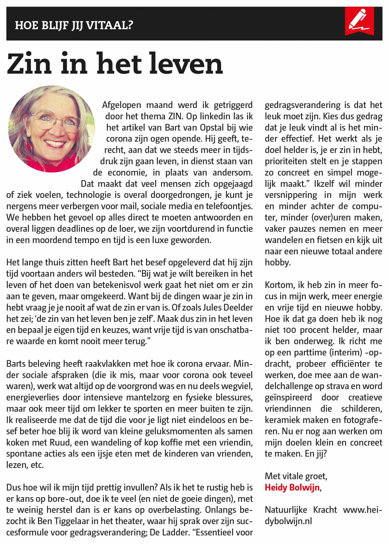 Column Peperbus week 41
